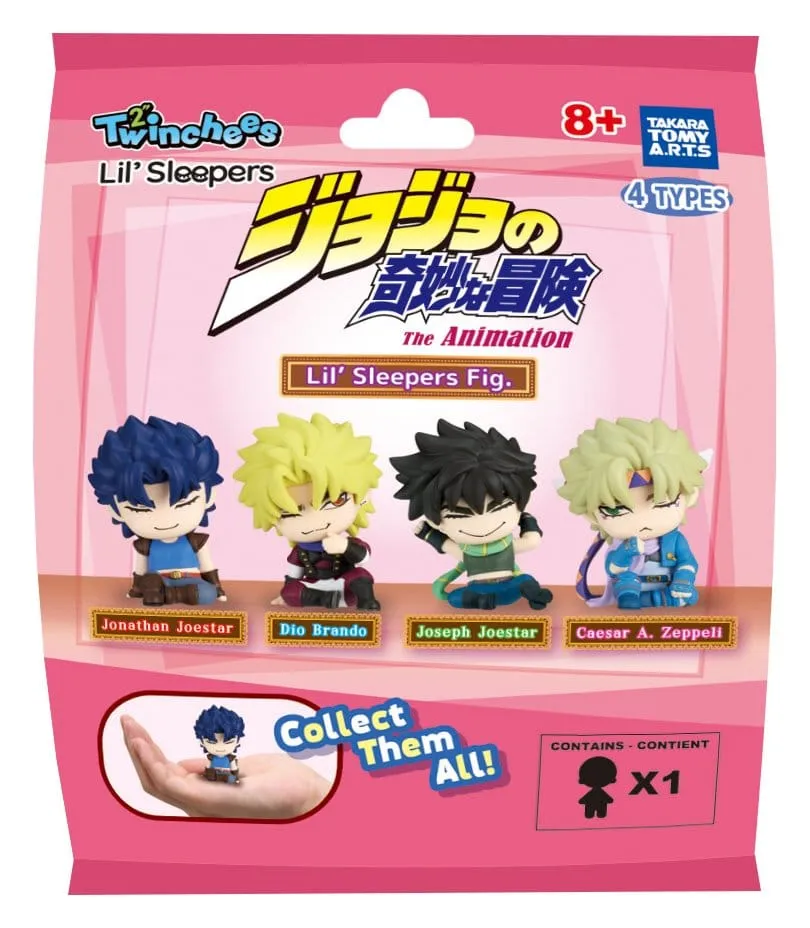 Jojo´s Bizzare Adventure Twinchees Mini Figures Lil´Sleepers 5 cm Blind Pack - 1 Unidade Aleatória